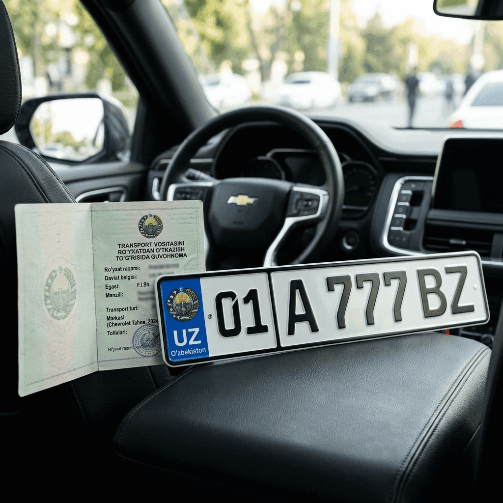 Документы и постановка на учёт ввезённого авто в Узбекистане: чек-лист