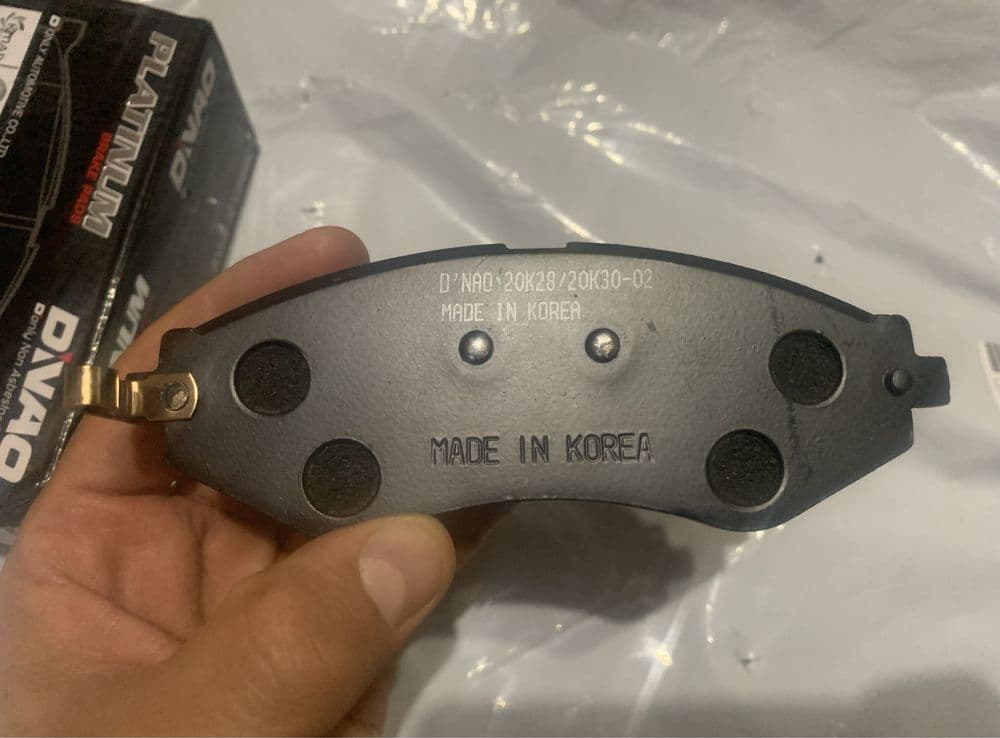 Front brake pads
